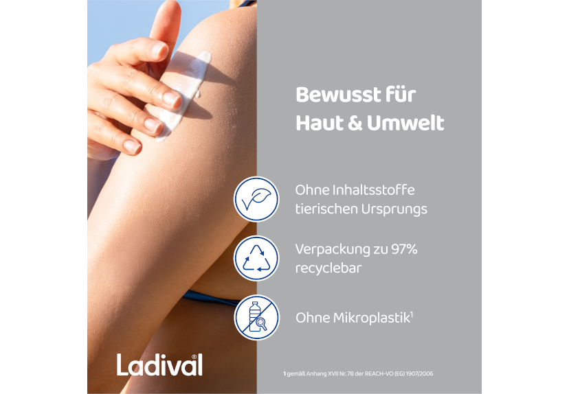 Ohne tierische Inhaltsstoffe und Mikroplastik