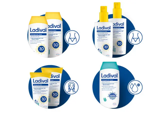 Ladival-Produkte bei allergischer Haut