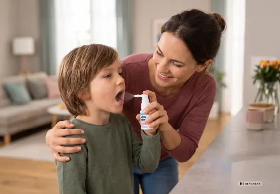 Familie wird bei ersten Erkältungssymptomen mit Virustad® Erkältungsspray Erdbeere aktiv Familie wird bei ersten Erkältungssymptomen mit Virustad® Erkältungsspray Erdbeere aktiv