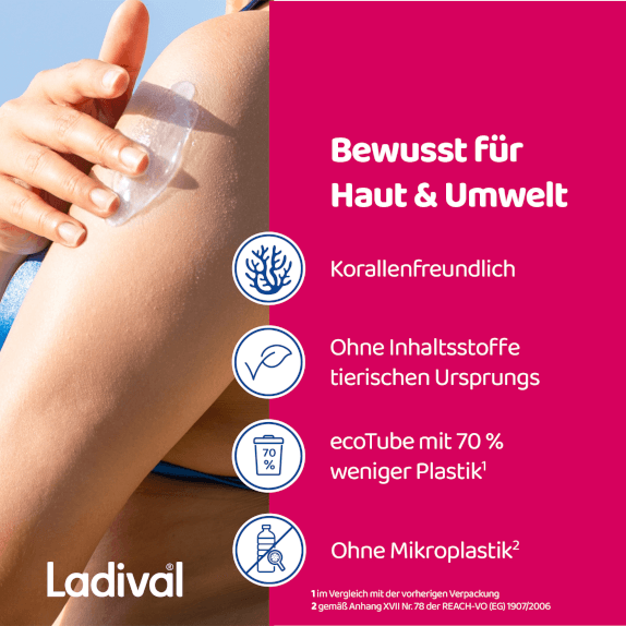 Korallenfreundlich, ohne tierische Inhaltsstoffe und Mikroplastik