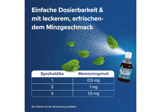Hoggar Melatonin Spray ist einfach zu dosieren