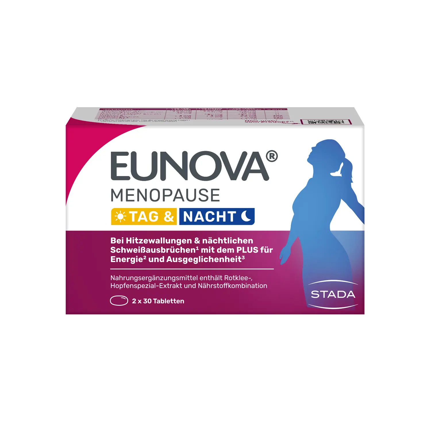 Packshot Eunova Menopause Tag & Nacht