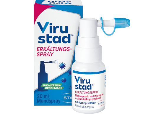 Virustad Erkältungsspray Eukalyptus-Geschmack