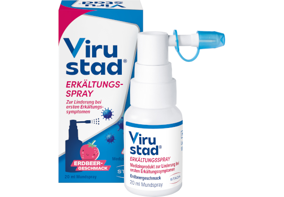 Virustad Erkältungsspray Erdbeer-Geschmack
