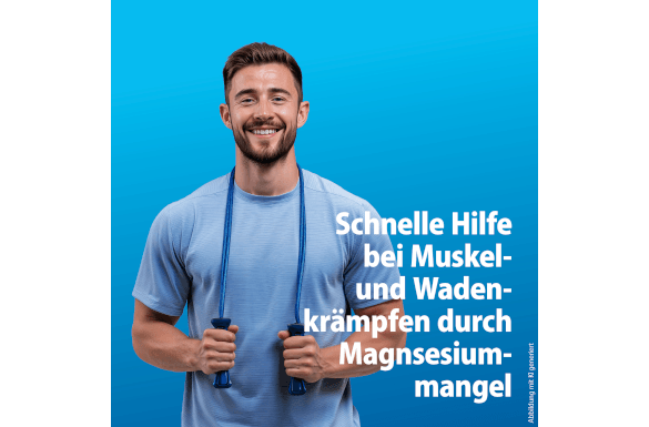 Magnesium Forte bietet schnelle Hilfe bei Wadenkrämpfen