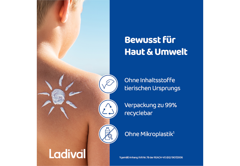 Ohne tierische Inhaltsstoffe und Mikroplastik