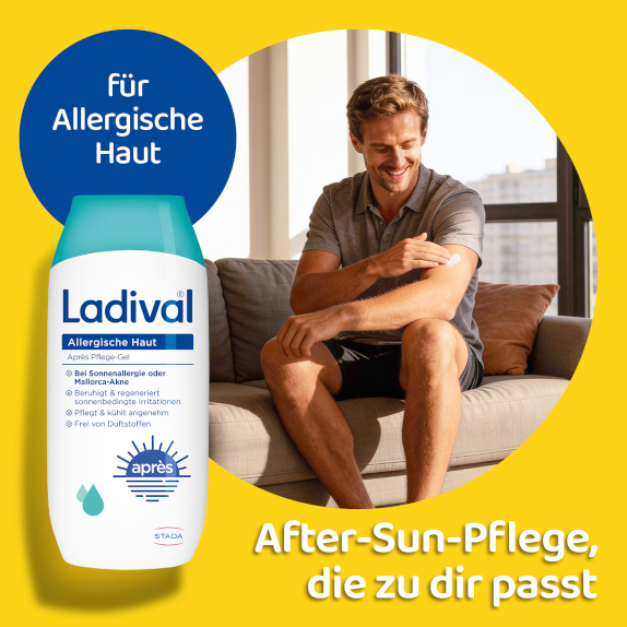 After Sun-Pflege für allergische Haut