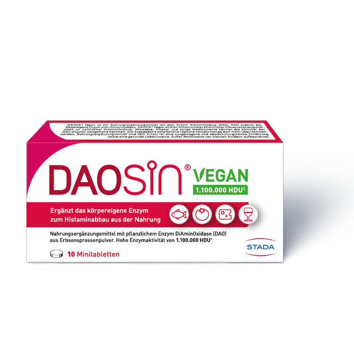 Daosin vegan Produktverpackung