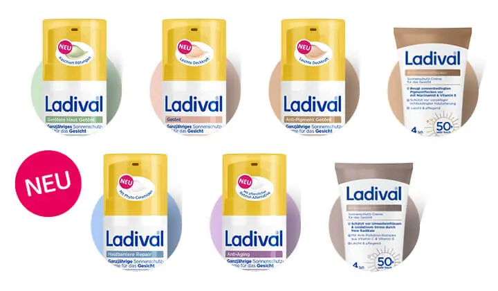 Ladival-Produkte speziell fürs Gesicht