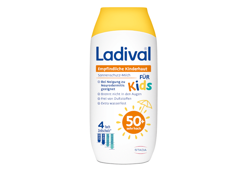 Ladival Empfindliche Kinderhaut Sonnenschutz-Milch LSF 50+