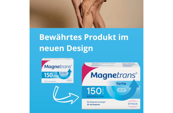Umverpackung Magnetrans Forte gleiches Produkt, neues Design 