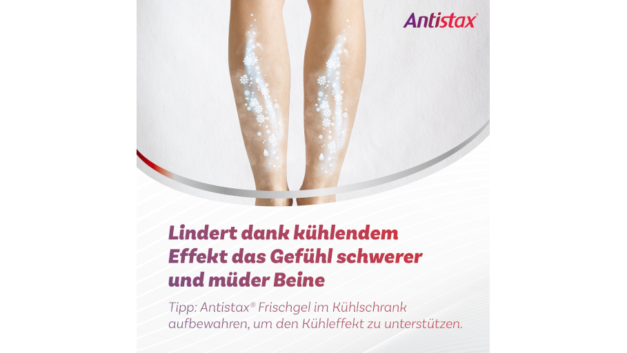Antistax Frischgel mit kühlendem Effekt Antistax Frischgel mit kühlendem Effekt