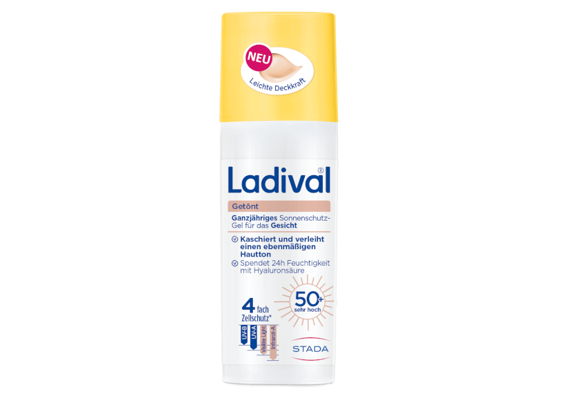 Packshot Ladival Getönt Sonnenschutz-Creme Gesicht