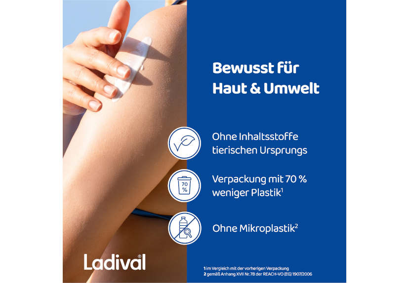 Ohne tierische Inhaltsstoffe und Mikroplastik