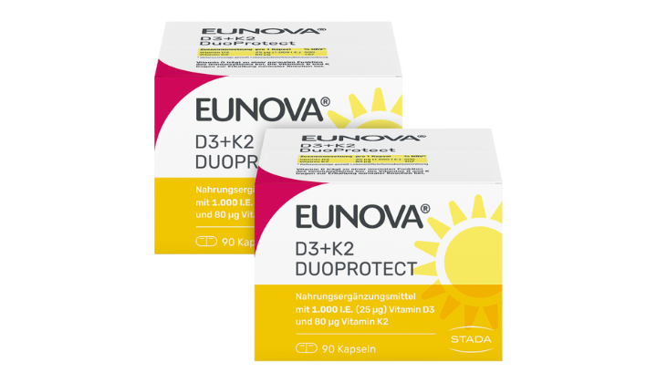 EUNOVA D3 + K2 DuoProtect Kapseln