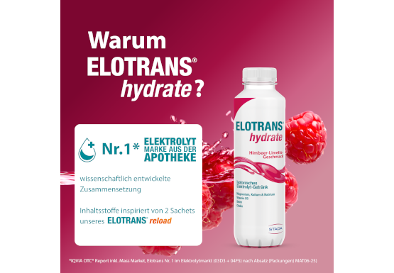 Nummer 1 aus der Apotheke Nummer 1 Elektrolytmarke aus der Apotheke