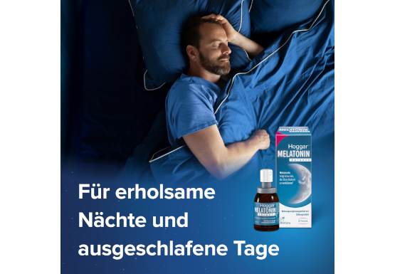 Schlafender Mann im Bett