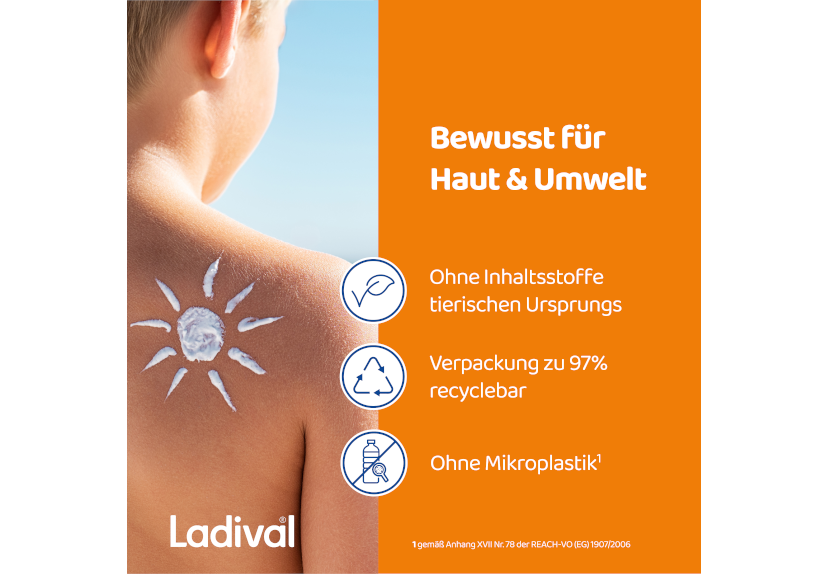 Ohne tierische Inhaltsstoffe und Mikroplastik
