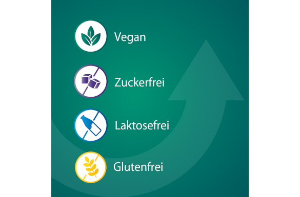Magnetrans RELAXPLUS ist vegan, laktose und glutenfrei Magnetrans RELAXPLUS ist vegan, laktose und glutenfrei