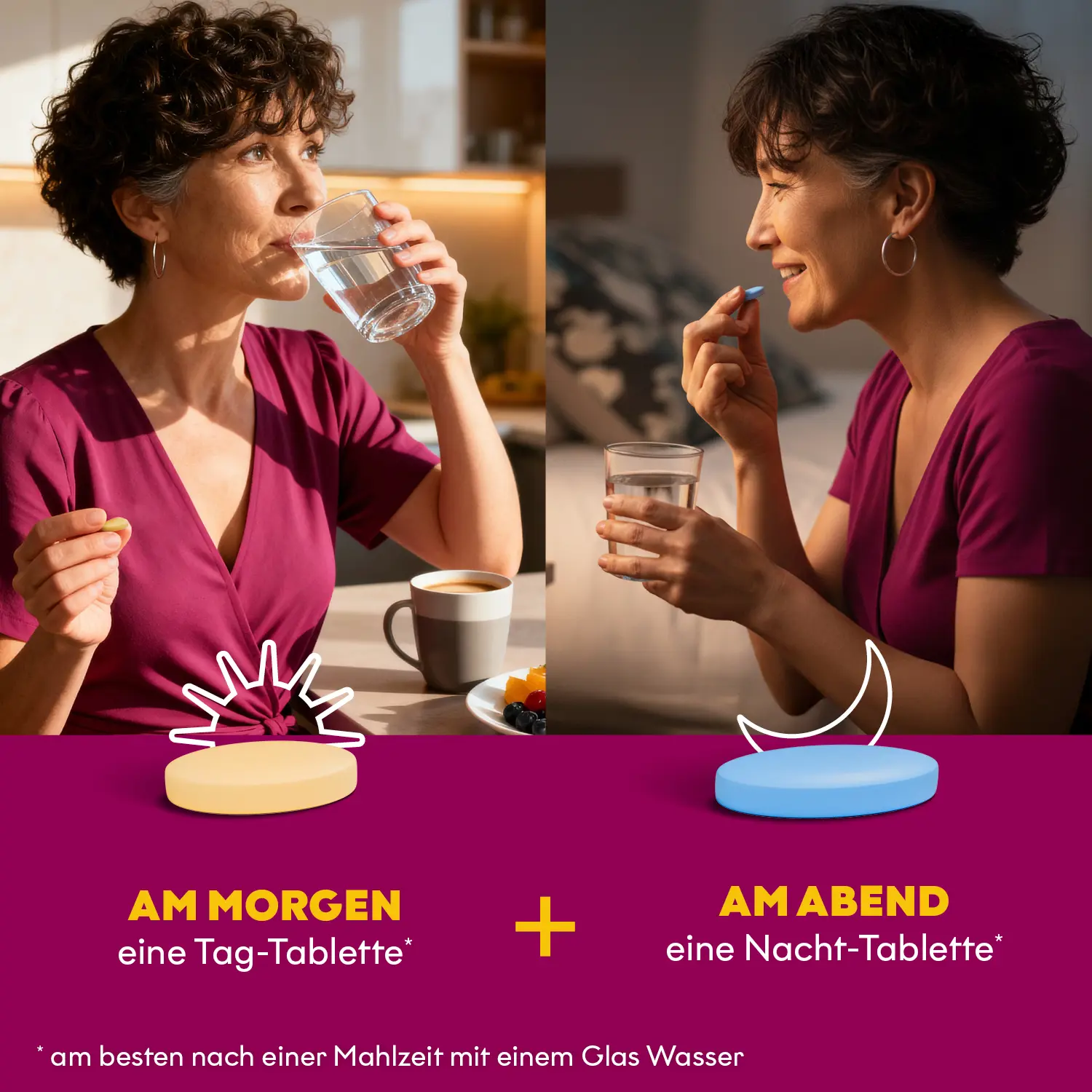 Packshot Eunova Menopause Tag & Nacht