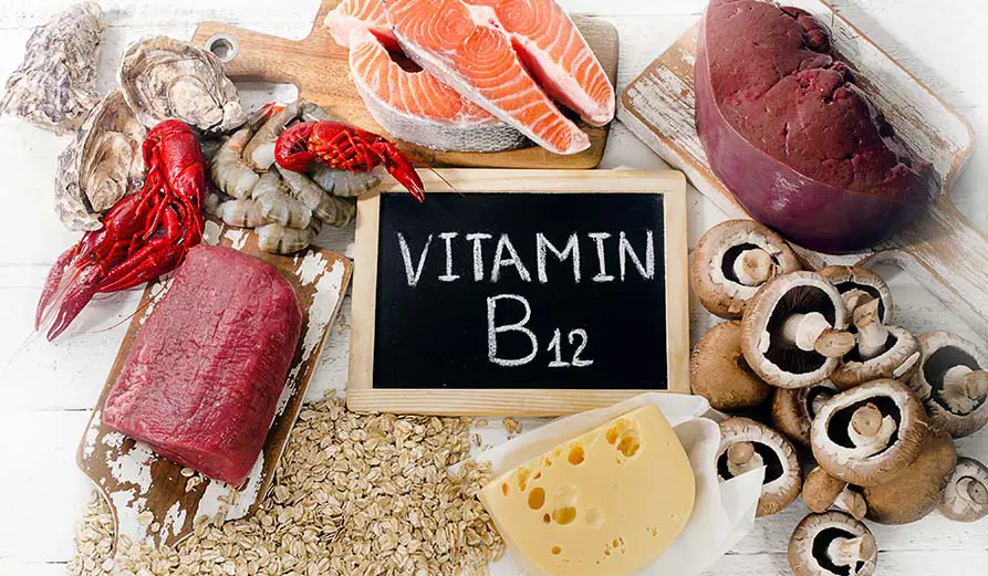 Nahrung mit viel Vitamin B12 