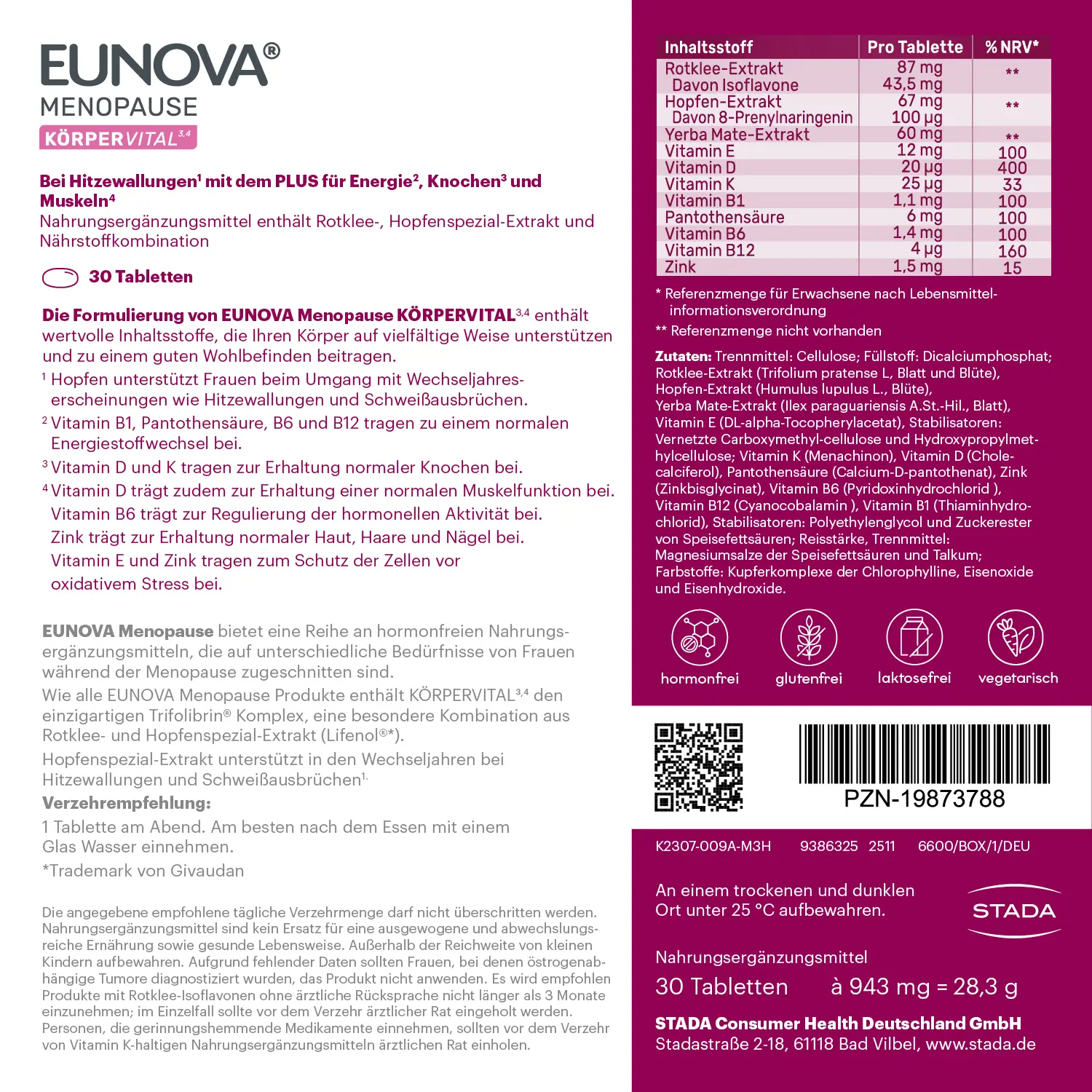 Umverpackung Eunova Menopause Körpervital