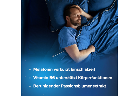 Melatonin verkützt die Einschlafzeit