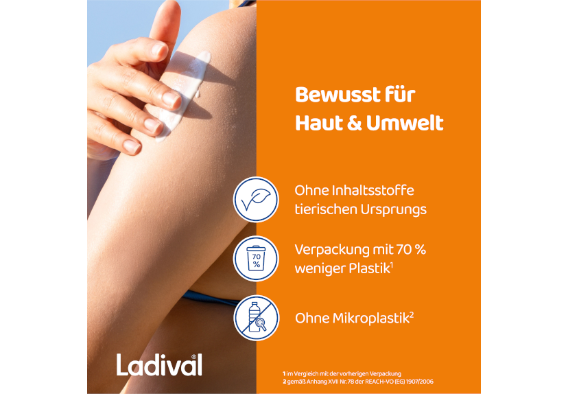Ohne tierische Inhaltsstoffe und Mikroplastik