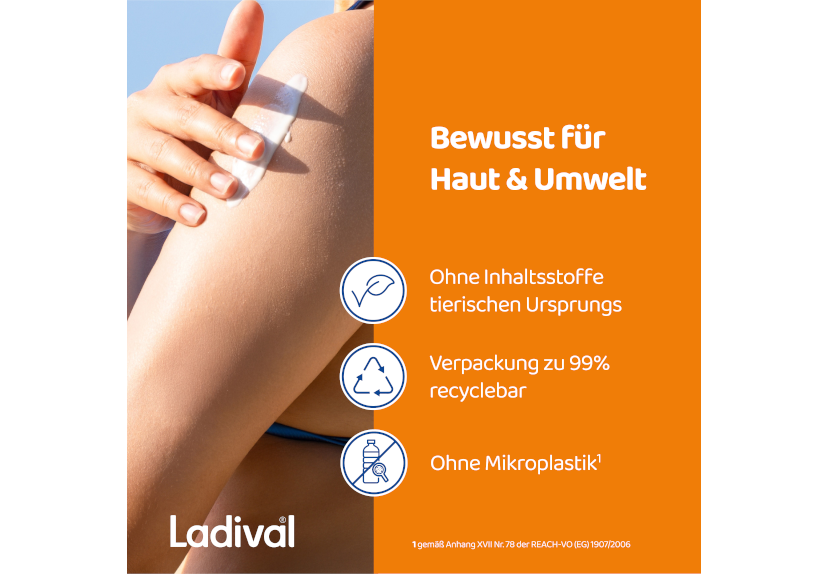 Ohne tierische Inhaltsstoffe und Mikroplastik