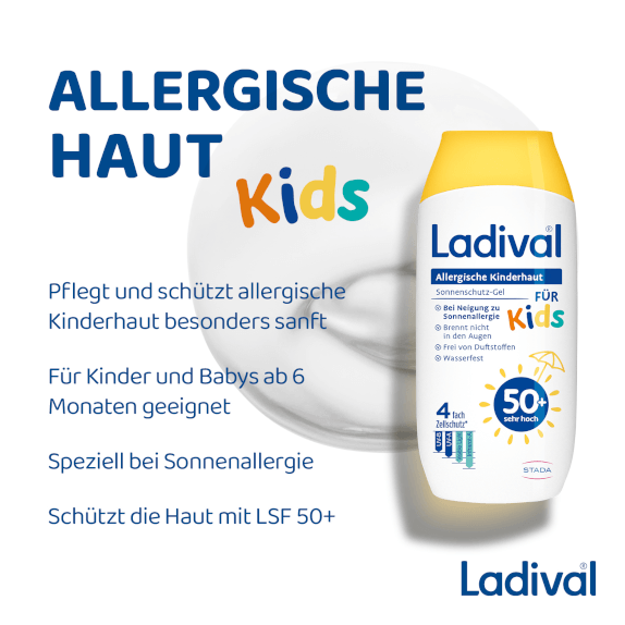 Pflegt und schützt allergische Kinderhaut besonders sanft