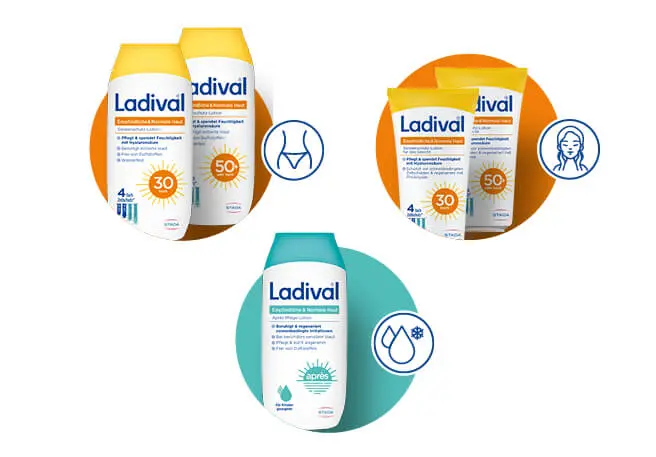 Ladival-Produkte bei empfindlicher Haut
