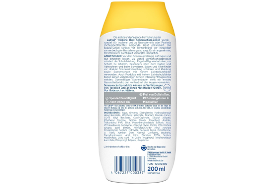 Ladival Sonnenschutz-Lotion Trockene Haut LSF 30 Ladival Sonnenschutz-Lotion Trockene Haut LSF 30