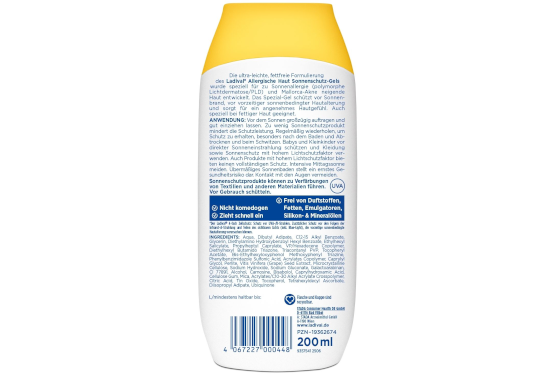 Ladival Allergische Haut Sonnenschutz-Gel LSF 30