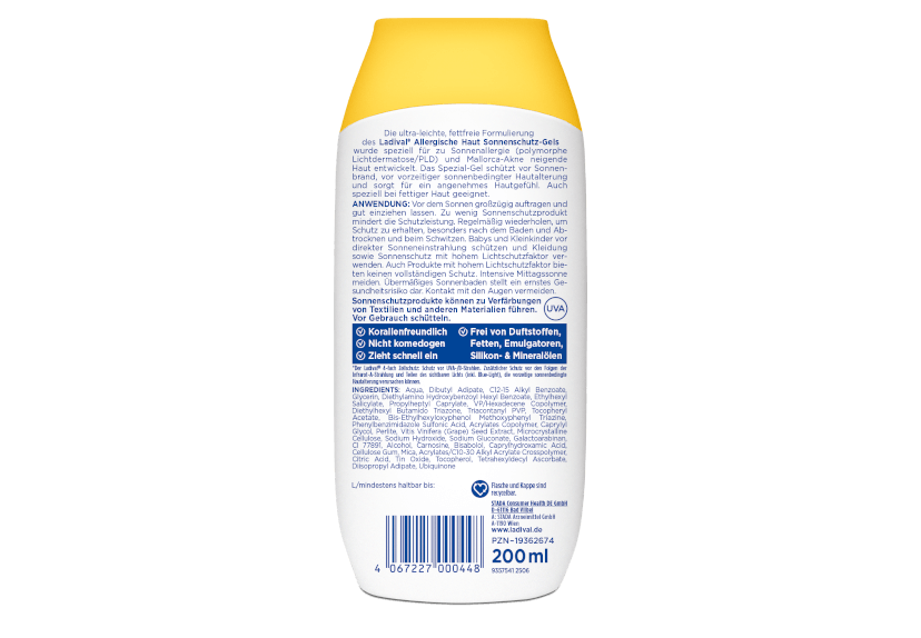 Ladival Allergische Haut Sonnenschutz-Gel LSF 30