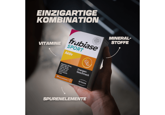 Frubiase Orange auf die Bedürfnisse von Sportlern abgestimmt