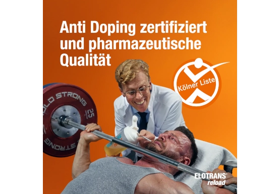 Anti-Doping-zertifiziert Elotrans Reload ist Anti-Doping-zertifiziert