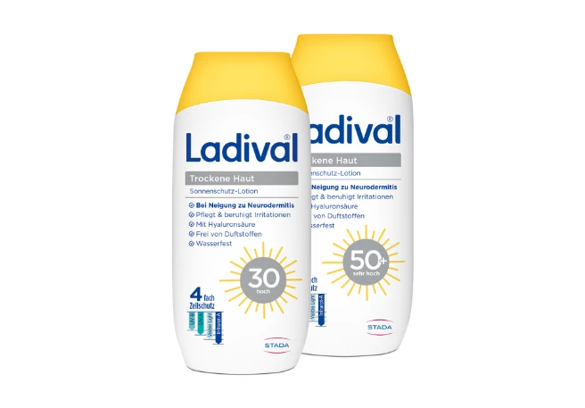 Trockene Haut Sonnenschutz-Lotion
