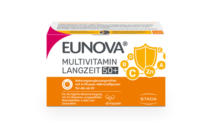 EUNOVA Multivitamin Langzeit 50+ 