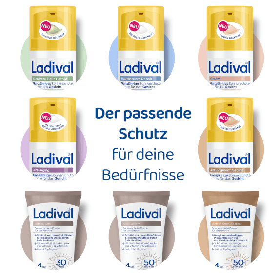 Sonnenschutz von Ladival für das Gesicht