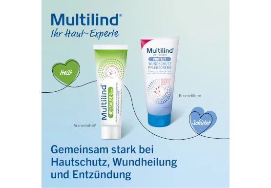 Multilind Heilsalbe und Derma Care Protect Multilind Heilsalbe und Derma Care Protect