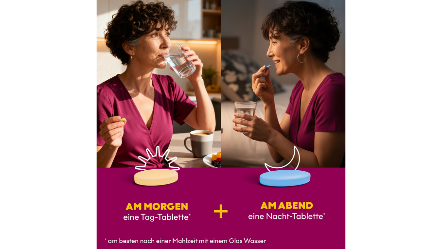 Packshot Eunova Menopause Tag & Nacht