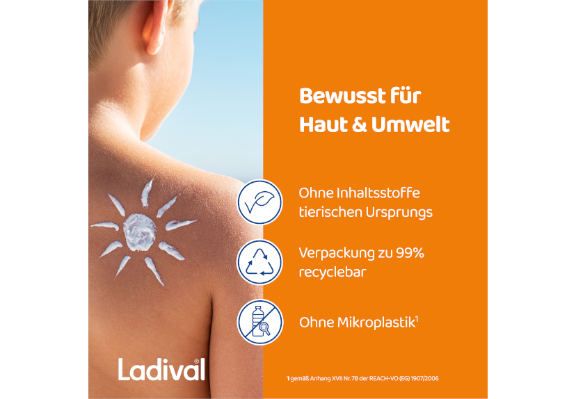 Ohne tierische Inhaltsstoffe und Mikroplastik